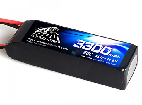 Leopard Power 3300mAh 50C 4S 14.8V LiPo battery